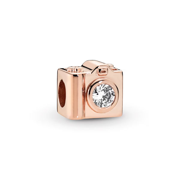 Rose Gold Camera Charm